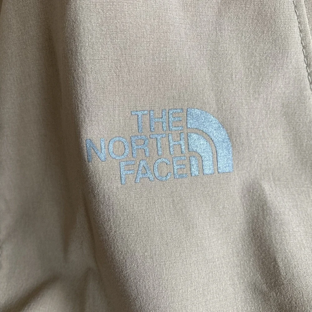 The North Face Lightweight Full Zip Vest Mens S Dune Beige Tan Vented Travel EUC